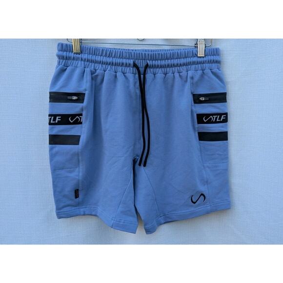 TLF Men's Resolute Shorts Sz Medium Blue Gym Athletic Training Performance - Picture 3 of 8